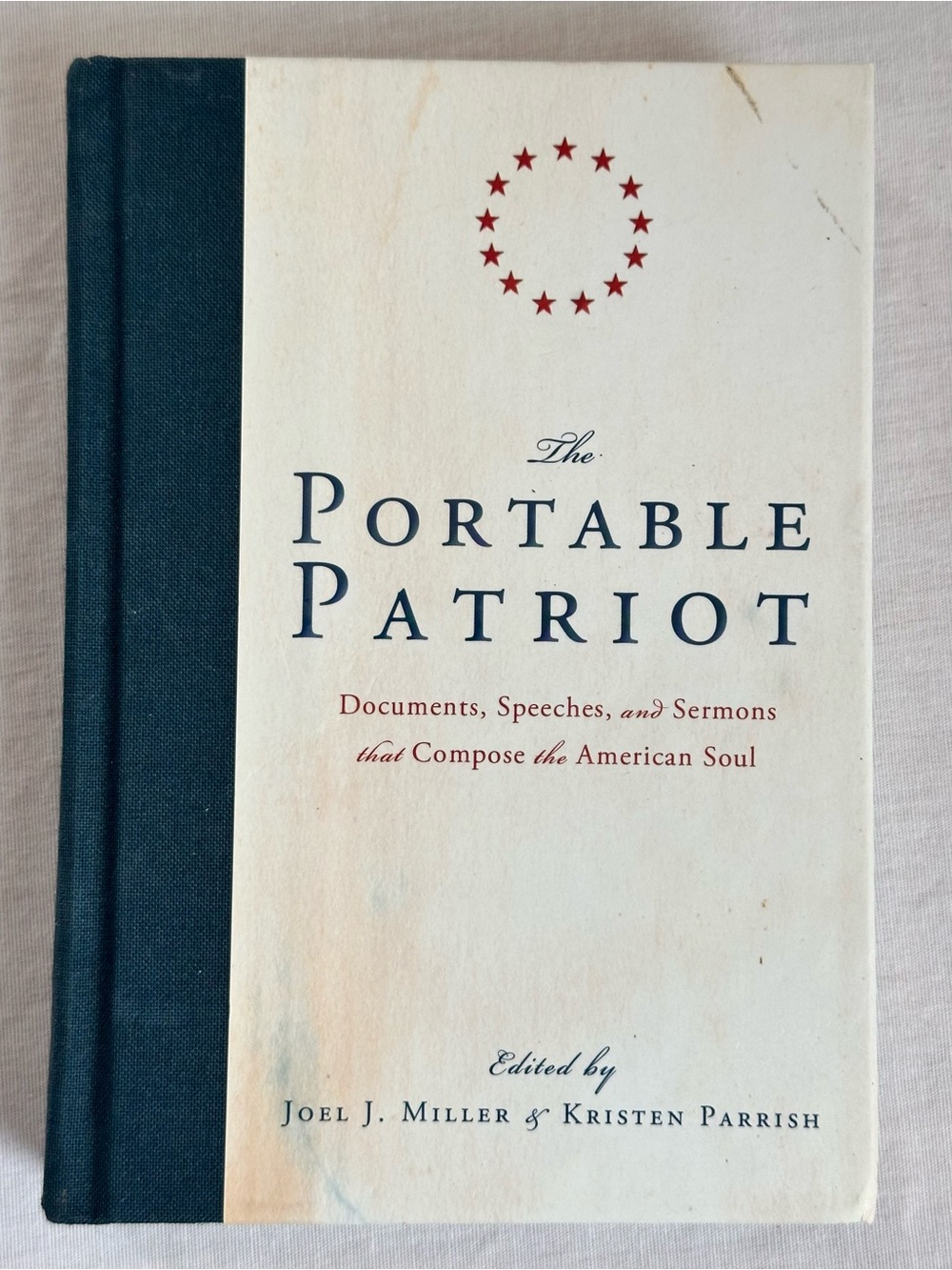 The Portable Patriot Hardcover Book - Navy & Cream